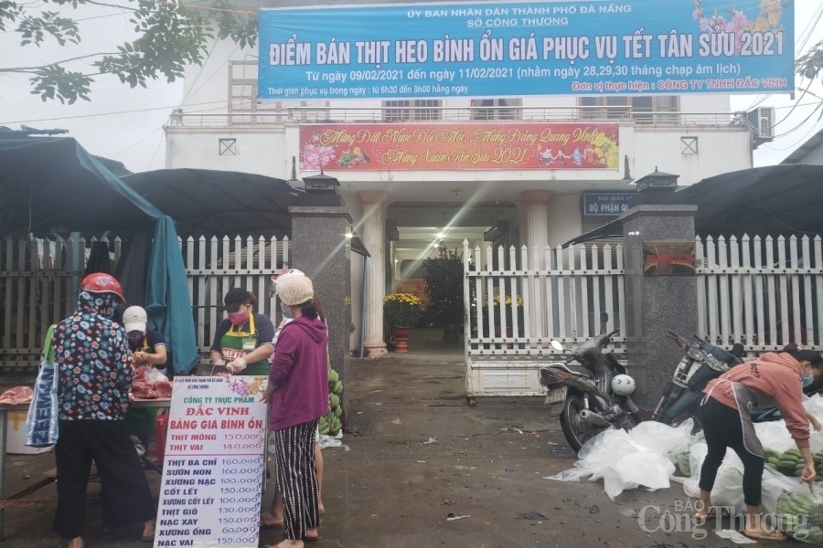 Đà Nẵng sẽ có 18 điểm bán thịt heo bình ổn giá dịp Tết Nguyên đán Nhâm Dần 2022