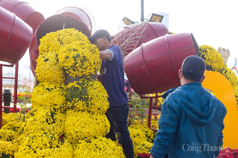 Rực rỡ sắc xuân tại đường hoa Đà Nẵng