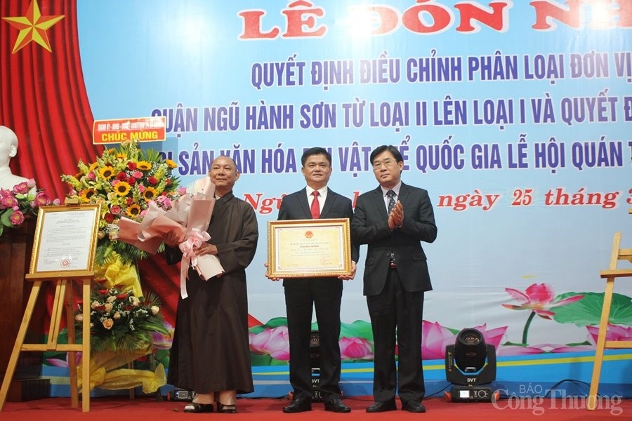 Đà Nẵng: Ngũ Hành Sơn trở thành quận loại I, Lễ hội Quán Thế Âm là di sản văn hóa phi vật thể quốc gia Đà Nẵng: Ngũ Hành Sơn trở thành quận loại I, Lễ hội Quán Thế Âm là di sản văn hóa phi vật thể quốc gia