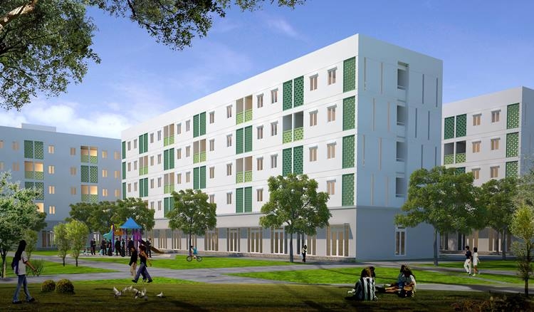 da nang khoi cong cong trinh nha o cho cong nhan tai khu cong nghiep