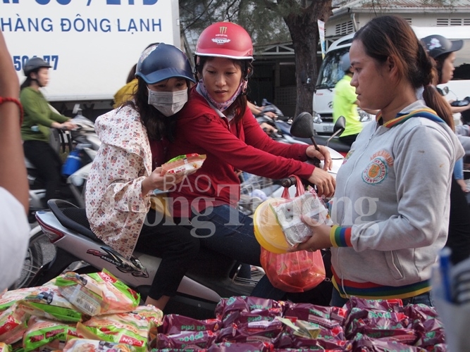 da nang ban hang gia uu dai cho cong nhan lao dong tai khu cong nghiep