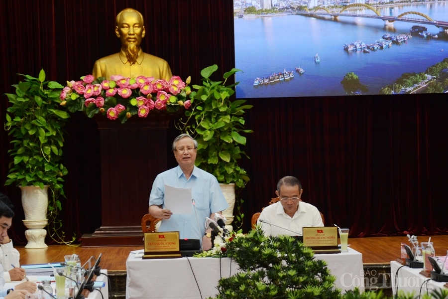 thuong truc ban bi thu tran quoc vuong lam viec voi thanh uy da nang