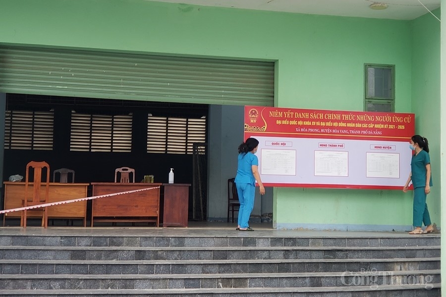 Đà Nẵng: Tích cực tuyên truyền bầu cử trong vùng phong toả, khu cách ly