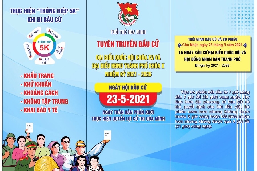 Đà Nẵng: Tích cực tuyên truyền bầu cử trong vùng phong toả, khu cách ly