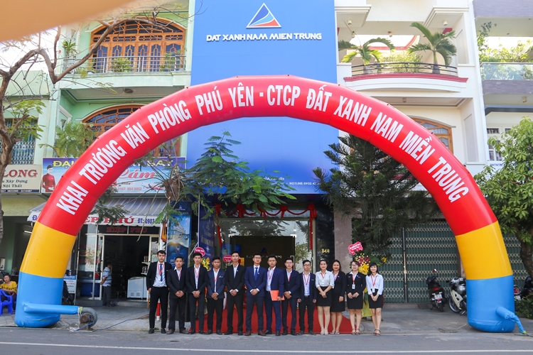 cong ty dat xanh nam mien trung khai truong van phong tai phu yen