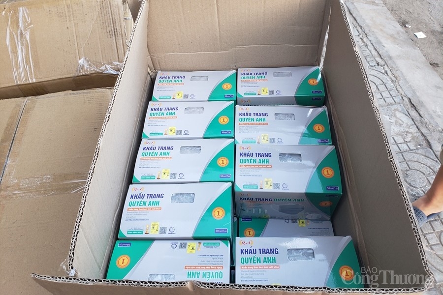 Đà Nẵng: Tạm giữ 10.000 khẩu trang có nguồn gốc