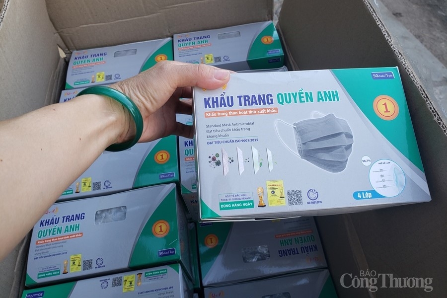 Đà Nẵng: Tạm giữ 10.000 khẩu trang có nguồn gốc
