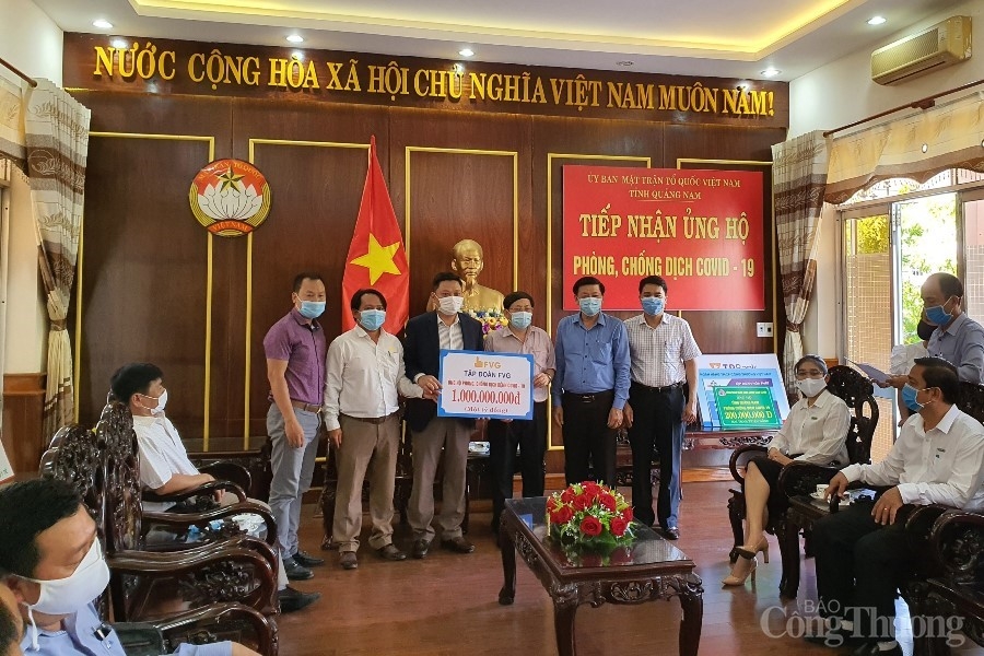 Tập đoàn FVG hỗ trợ Quảng Nam 1 tỷ đồng để điều trị cho các bệnh nhân Covid – 19