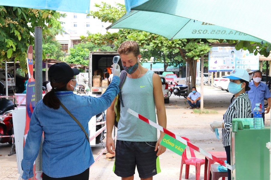 Đà Nẵng: Thí điểm lắp đặt Cổng kiểm soát lượt người vào chợ tự động