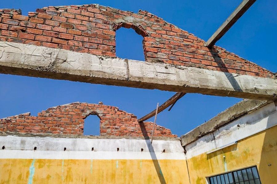 Hỗ trợ khắc phục hậu quả thiên tai cho trường học tại Quảng Ngãi