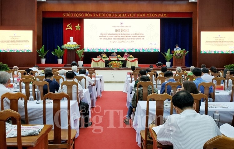 Quảng Nam: Vinh danh các cá nhân, tập thể ưu tú trong công tác bảo tồn và phát huy di sản quang nam vinh danh cac ca nhan tap the uu tu trong cong tac bao ton va phat huy di san