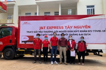 J&T Express chung sức chăm lo cho các gia đình đặc biệt khó khăn Đăk Lăk bị ảnh hưởng bởi dịch Covid – 19