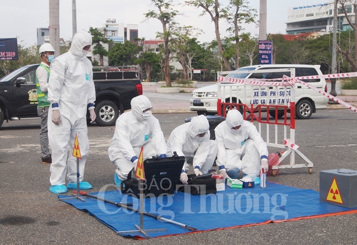 Đà Nẵng diễn tập ứng phó sự cố bức xạ, hạt nhân da nang dien tap ung pho su co buc xa hat nhan