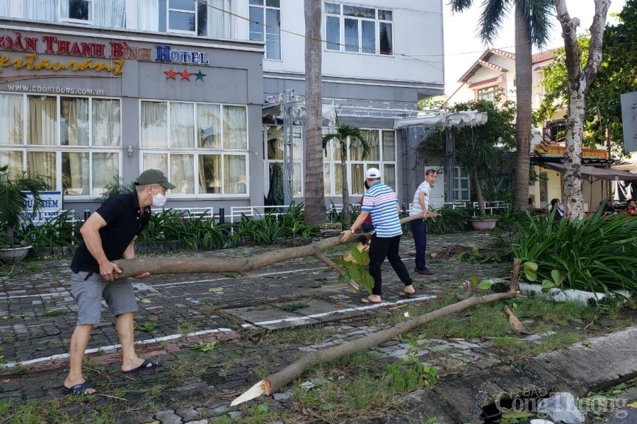 Đà Nẵng: Nhanh chóng khắc phục hậu quả bão số 9