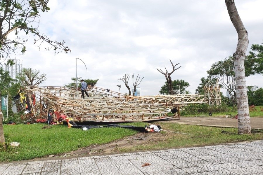 Đà Nẵng: Nhanh chóng khắc phục hậu quả bão số 9