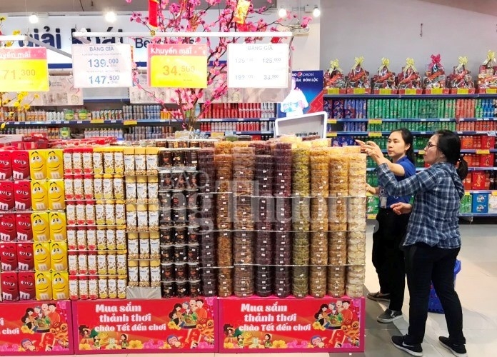 Sản phẩm bánh, kẹo, mứt phục vụ Tết Nguyên đán tại Đà Nẵng: Hàng Việt chiếm đa số san pham banh keo mut phuc vu tet nguyen dan tai da nang hang viet chiem da so