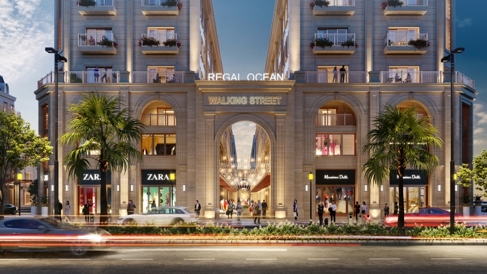 Regal Ocean có 3 phố đi bộ ban đêm là điểm đến vui chơi, giải trí, mua sắm cho khách du lịch: phố đi bộ ven biển, ven hồ và mặt biển.  Regal Ocean có 3 phố đi bộ ban đêm là điểm đến vui chơi, giải trí, mua sắm cho khách du lịch: phố đi bộ ven biển, ven hồ và mặt biển.