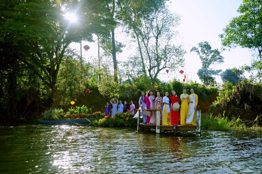 Bến Gò – Thọ Tân ở xã Tam Ngọc, điểm dừng chân trên chặng đường du lịch đường sông Tam Kỳ.