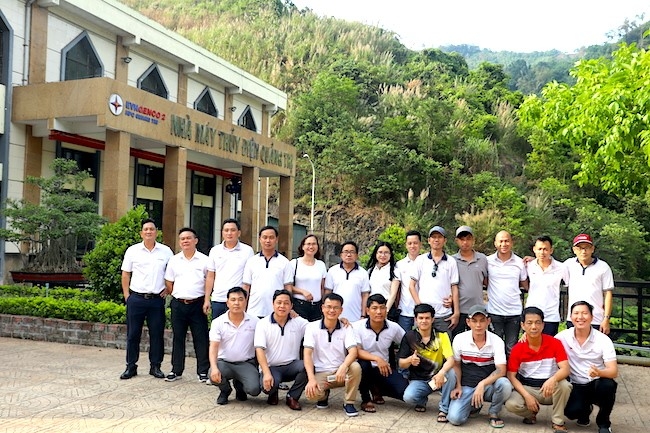 Đoàn tại Nhà máy Thủy điện Quảng Trị. Đoàn tại Nhà máy Thủy điện Quảng Trị.
