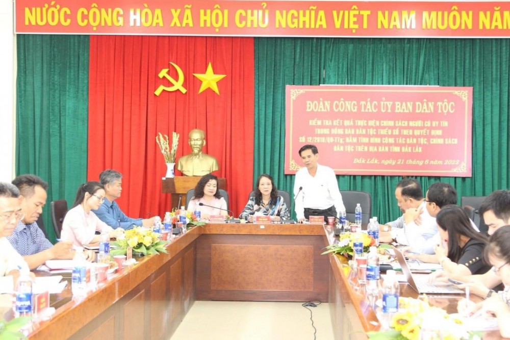 Đắk Lắk luôn quan tâm công tác dân tộc, chính sách dân tộc Đắk Lắk luôn quan tâm công tác dân tộc, chính sách dân tộc