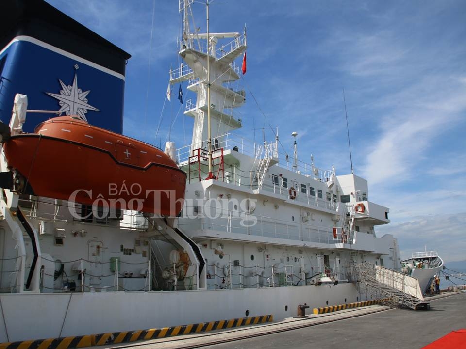 Tàu Lực lượng bảo vệ bờ biển Nhật Bản thăm Đà Nẵng tau luc luong bao ve bo bien nhat ban tham da nang