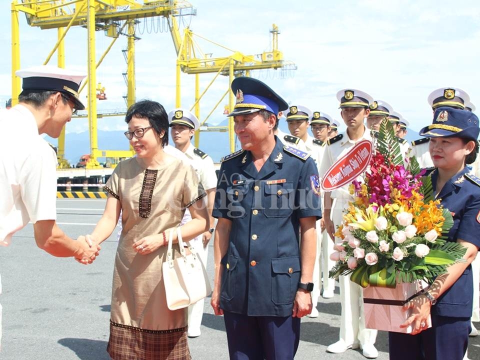 Tàu Lực lượng bảo vệ bờ biển Nhật Bản thăm Đà Nẵng tau luc luong bao ve bo bien nhat ban tham da nang