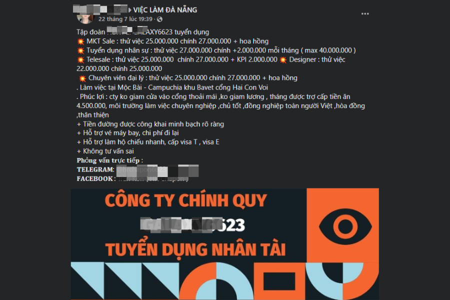 Lừa đảo “việc nhẹ lương cao”, nhiều nạn nhân tại Đà Nẵng dính bẫy Lừa đảo “việc nhẹ lương cao”, nhiều nạn nhân tại Đà Nẵng dính bẫy