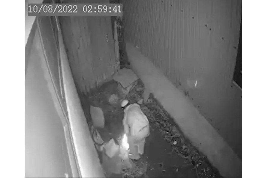 Hình ảnh nghi phạm được camera ghi lại Hình ảnh nghi phạm được camera ghi lại