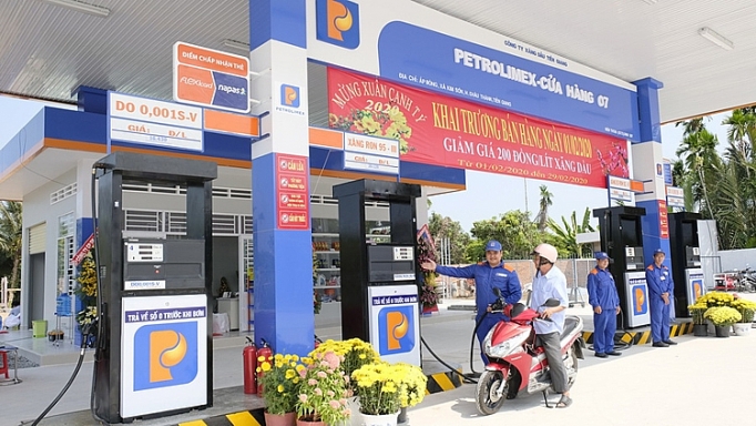 petrolimex tien giang khai truong cua hang xang dau so 07