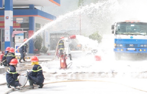Petrolimex Lào Cai: Đảm bảo kỹ năng phòng cháy chữa cháy và cứu nạn cứu hộ