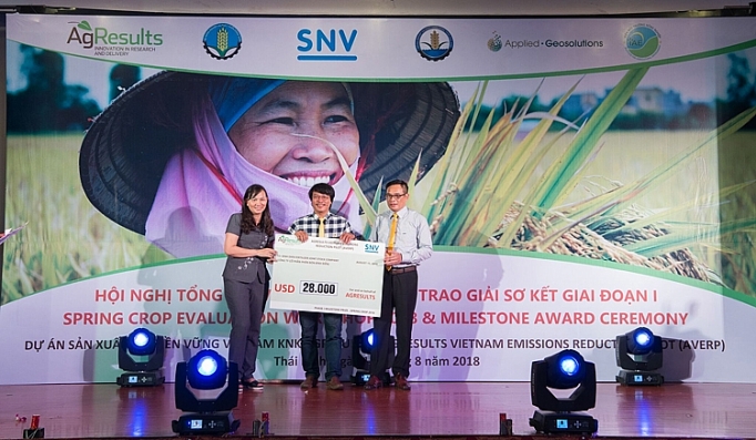 trao giai san xuat lua ben vung va giam phat thai khi nha kinh