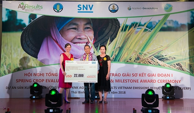 trao giai san xuat lua ben vung va giam phat thai khi nha kinh