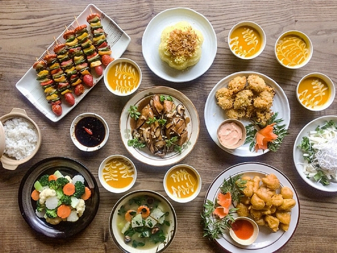 Đồ chay “đắt khách” mùa Vu Lan do chay dat khach mua vu lan