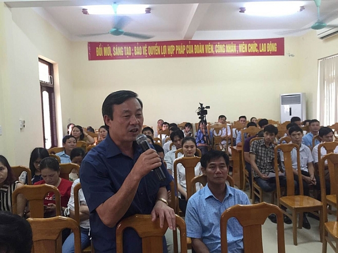 quang binh doi thoai truc tiep voi nguoi lao dong ve chinh sach bhxh bhyt va bhtn