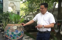 Vũ điệu sắc màu trên dòng tranh gốm