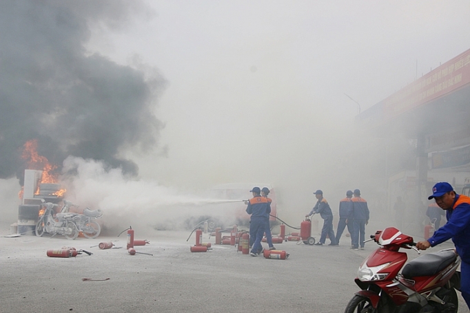 Tập huấn phòng cháy chữa cháy quy mô cấp tỉnh 2019 tap huan phong chay chua chay quy mo cap tinh 2019