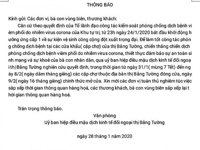 dong cua cho bien gioi bang tuong quang tay trung quoc tu 3112020 den 822020