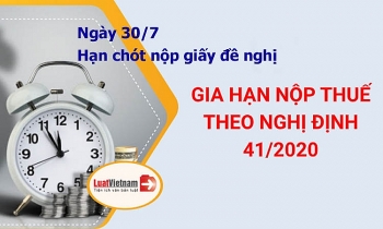 Hạn chót nộp giấy đề nghị gia hạn thuế, tiền thuê đất