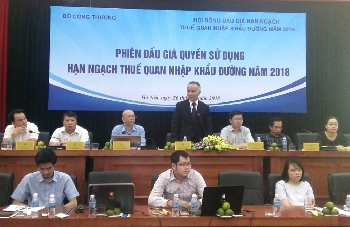 dau gia thanh cong han ngach thue quan nhap khau duong nam 2018