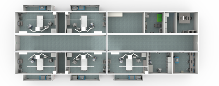 Siemens và Toutenkamion chế tạo buồng điều trị di động cho bệnh viện
