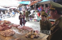Quản lý thị trường Lạng Sơn: Tăng cường kiểm soát mặt hàng thịt lợn
