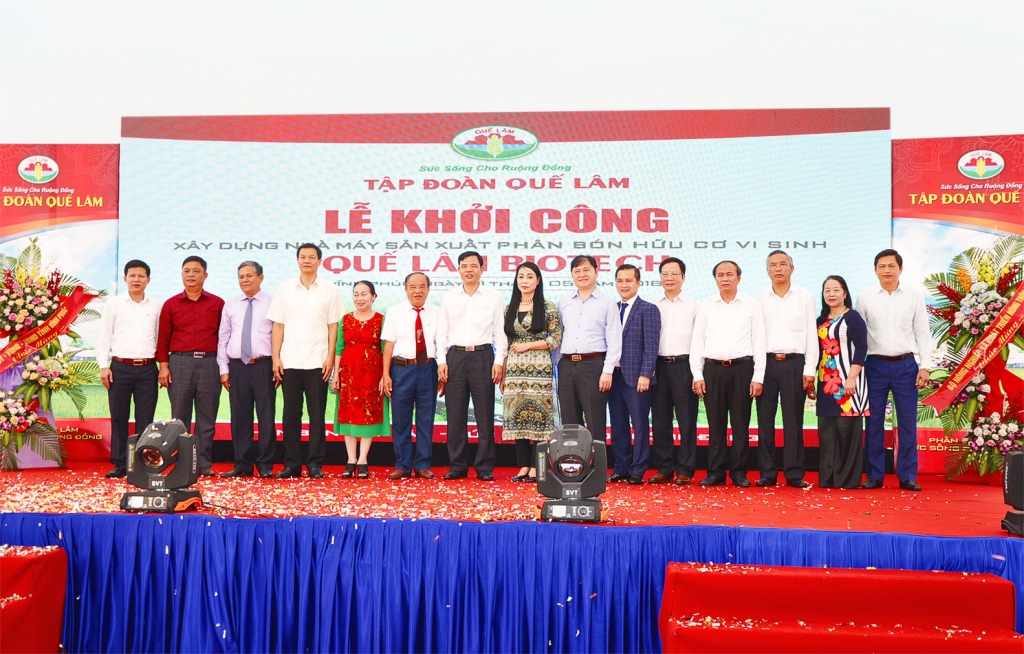 Nhà máy phân bón hữu cơ vi sinh 100.000 tấn tại Vĩnh Phúc sắp đi vào hoạt động tap doan que lam nha may phan bon huu co vi sinh 100000 tan tai vinh phuc sap di vao hoat dong