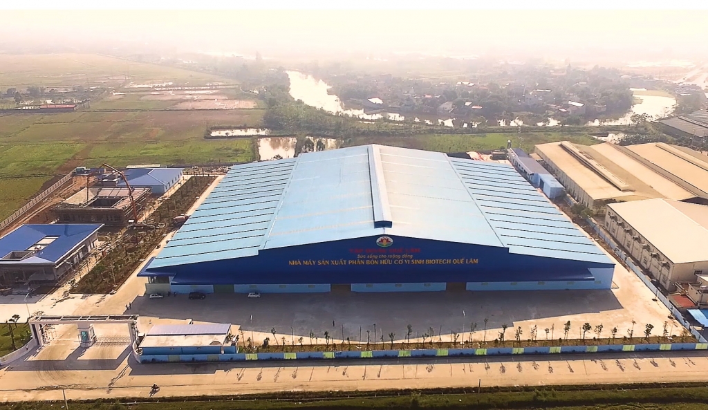 Nhà máy phân bón hữu cơ vi sinh 100.000 tấn tại Vĩnh Phúc sắp đi vào hoạt động tap doan que lam nha may phan bon huu co vi sinh 100000 tan tai vinh phuc sap di vao hoat dong