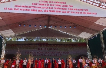 Khai mạc Festival nông sản, sản phẩm OCOP gắn kết du lịch Hà Nội