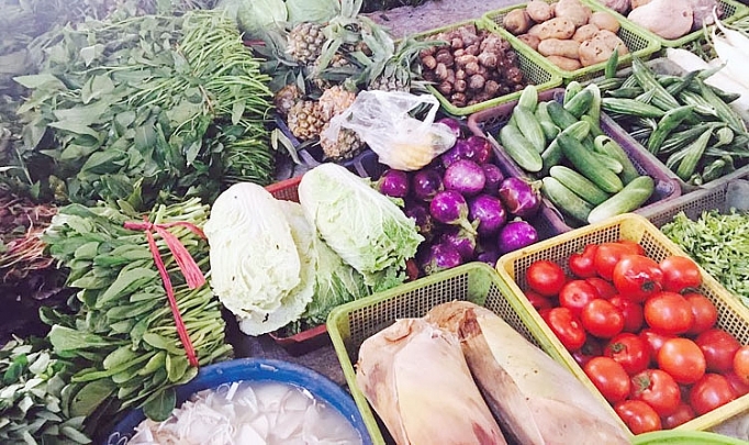 thi truong ngay 3 tet rau xanh tang gia mat hang thuc pham on dinh