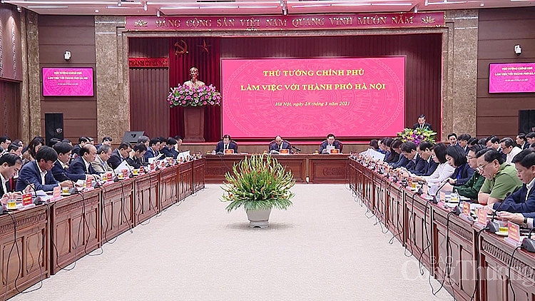 Toàn cảnh buổi làm việc