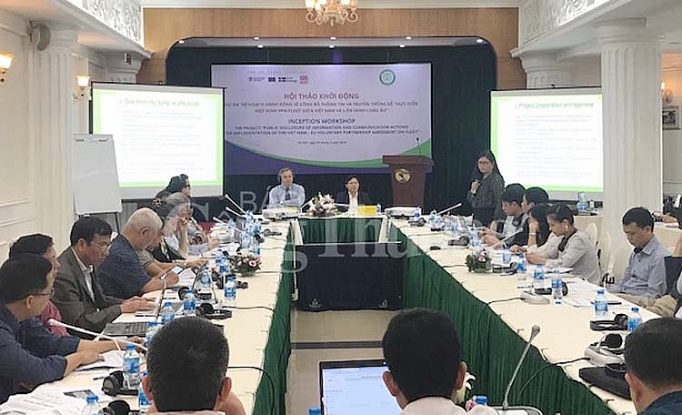 Khởi động Dự án Kế hoạch về công bố thông tin để thực hiện Hiệp định VPA/FLEGT khoi dong du an ke hoach ve cong bo thong tin de thuc hien hiep dinh vpaflegt 117849