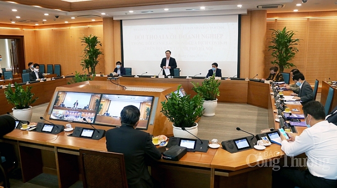 ha noi doi thoai voi doanh nghiep thao go kho khan trong boi canh dich covid 19