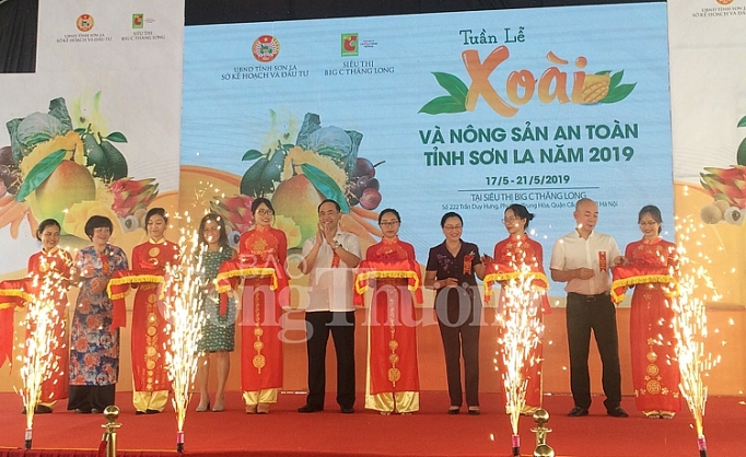 khai mac tuan le xoai va nong san an toan tinh son la tai ha noi