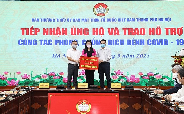 Hà Nội: Tiếp nhận ủng hộ 12,545 tỷ đồng phòng, chống dịch Covid-19